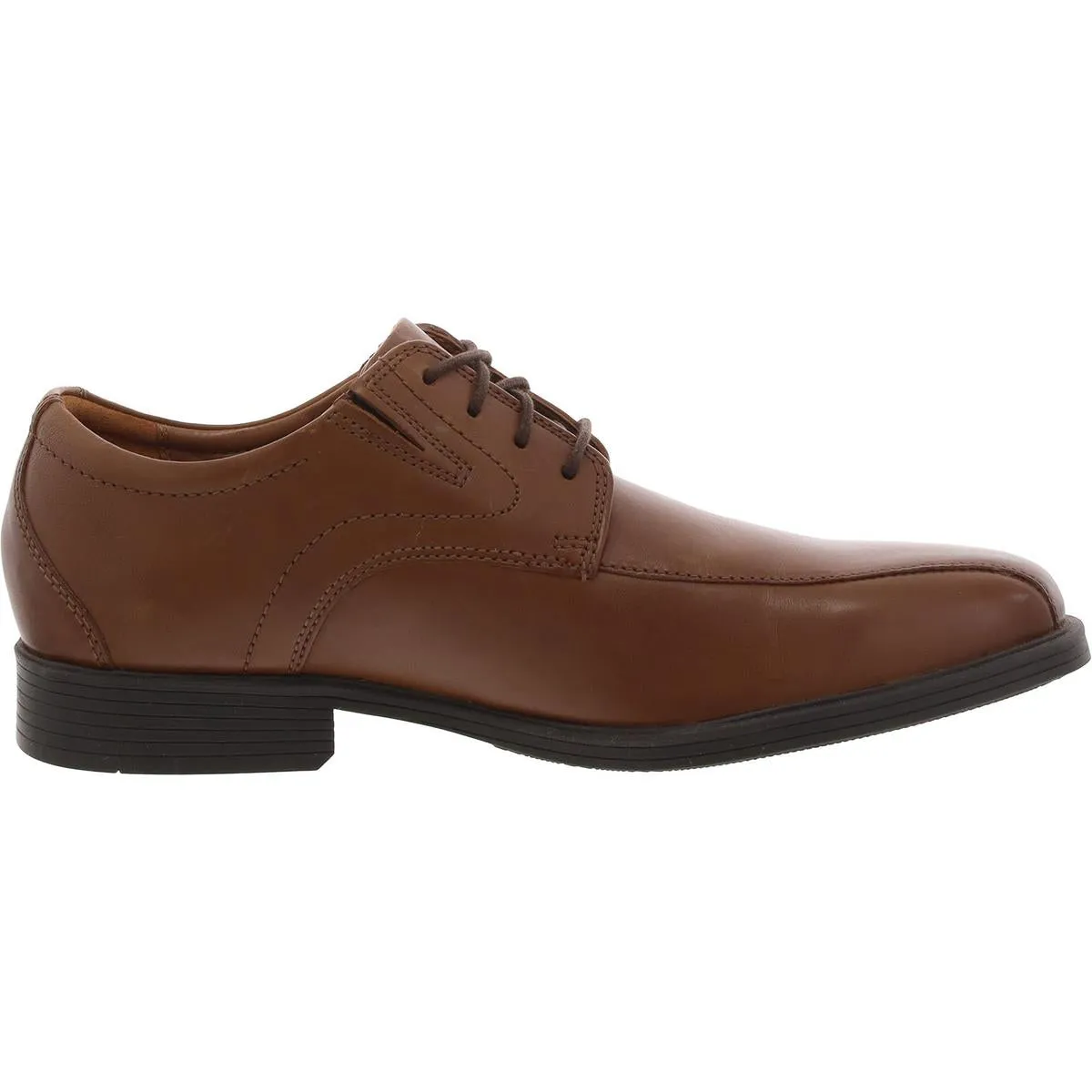 Clarks Mens Whiddon Pace Leather Comfort Insole Derby Shoes