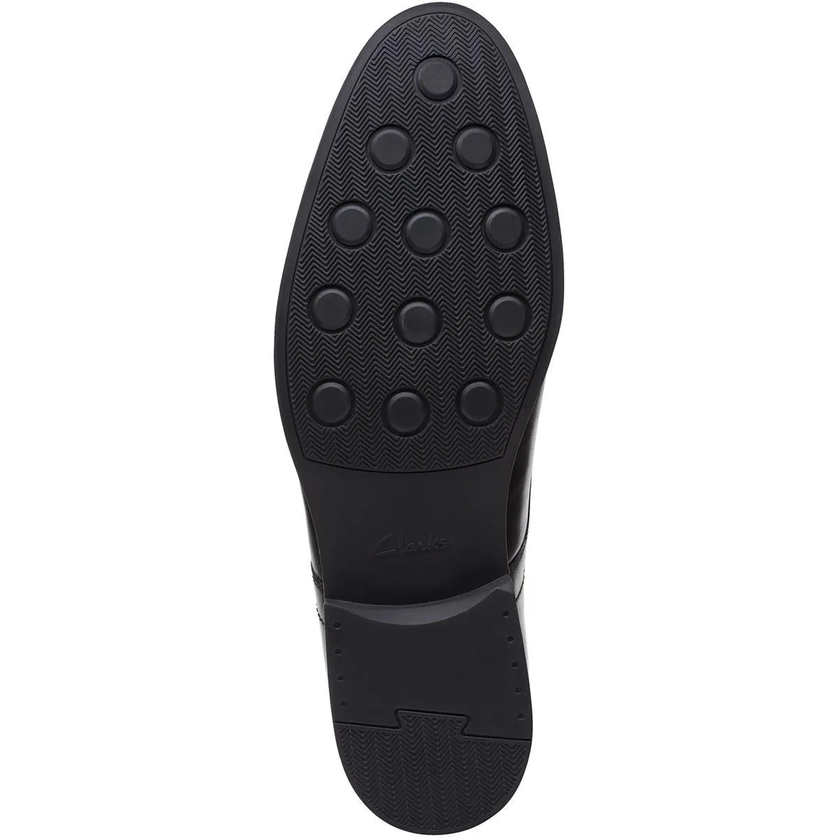Clarks Mens Whiddon Pace Leather Comfort Insole Derby Shoes