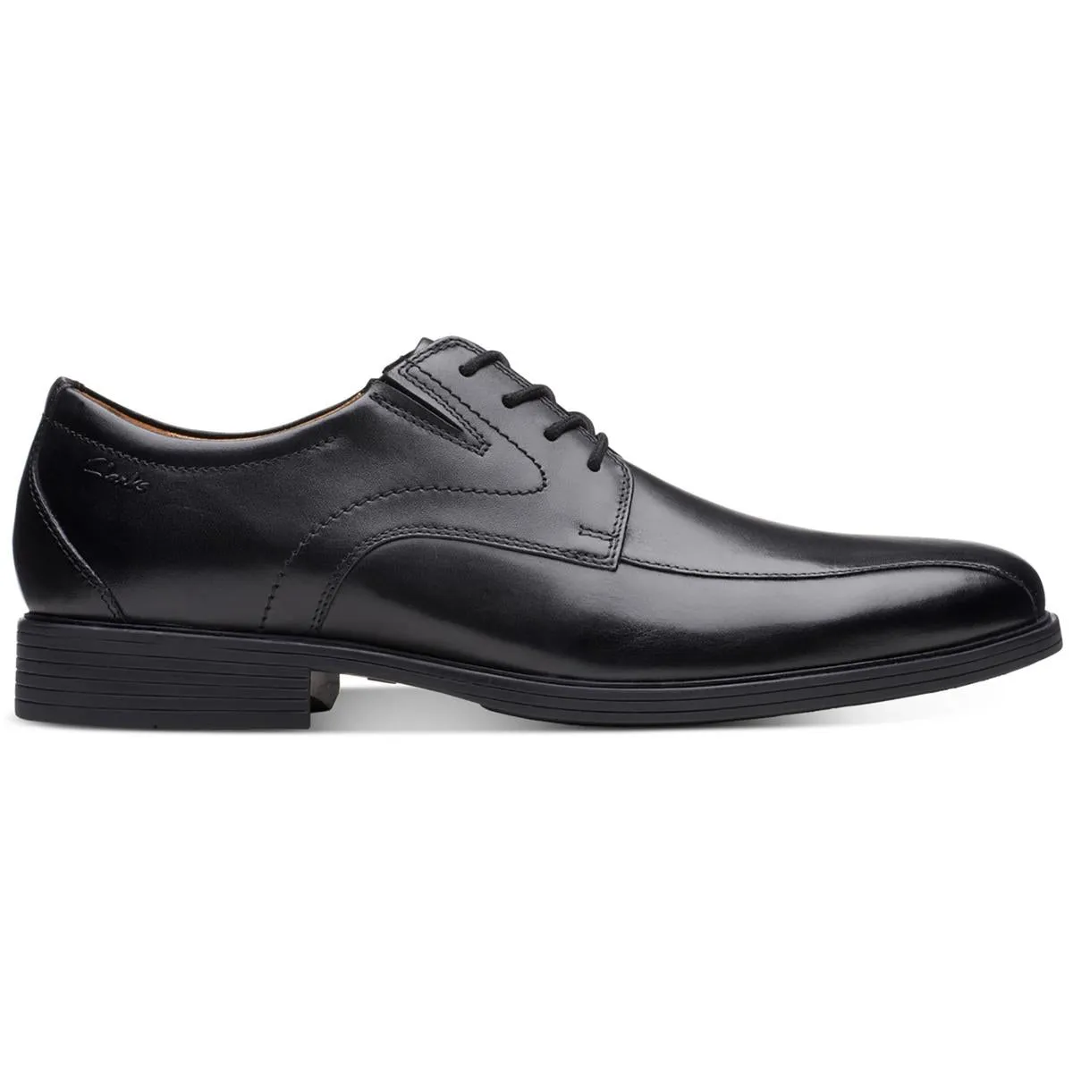 Clarks Mens Whiddon Pace Leather Comfort Insole Derby Shoes