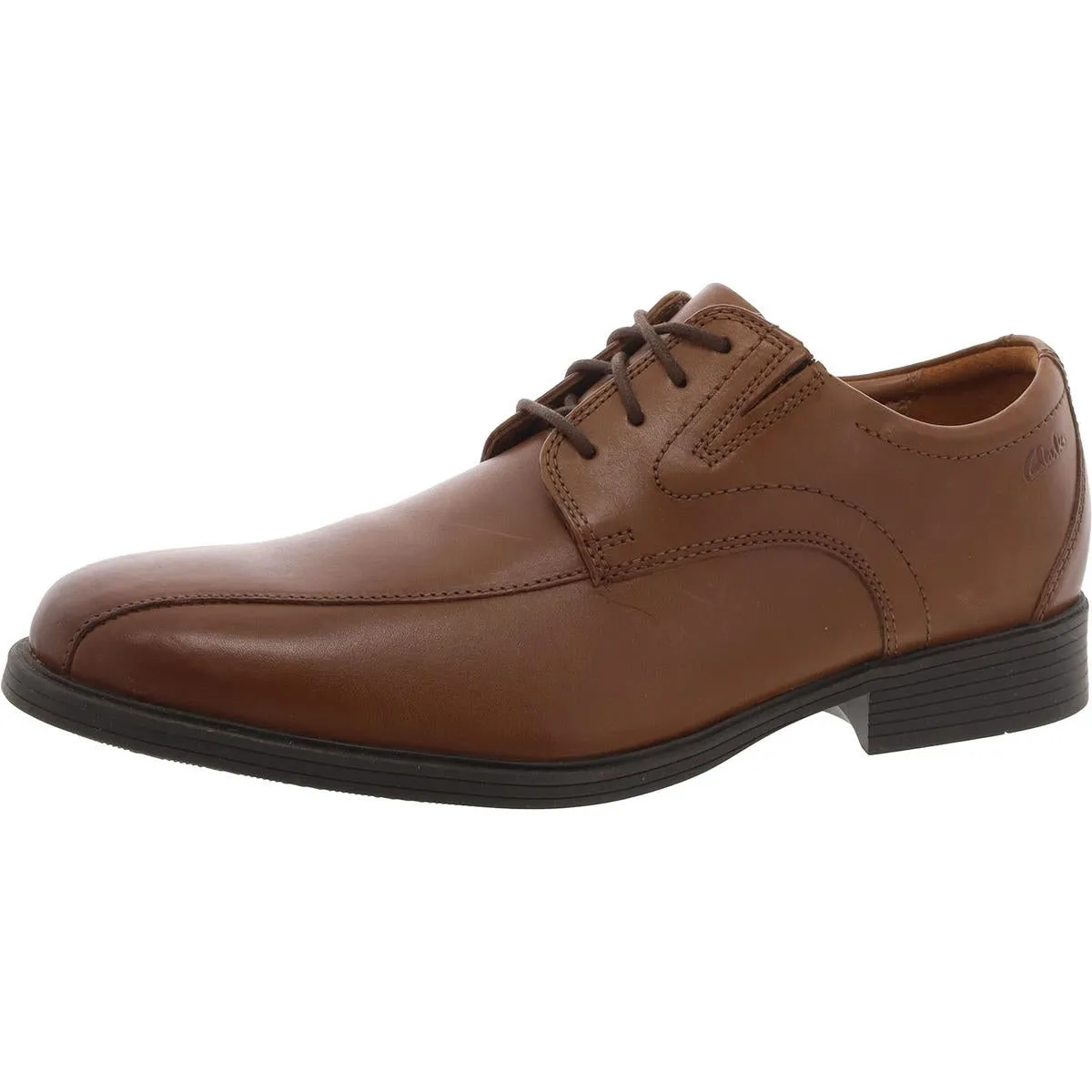 Clarks Mens Whiddon Pace Leather Comfort Insole Derby Shoes